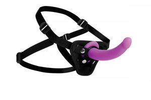 Strap U Silicone G-Spot Dildo with Harness Dildo Harnesses XR Brands 