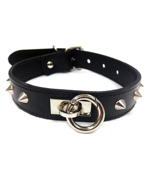 Studded O-Ring Collar BDSM > Collars Rouge 
