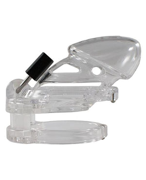 The Vice Male Chastity Cage BDSM > Male Chastity Locked In Lust Plus Clear 