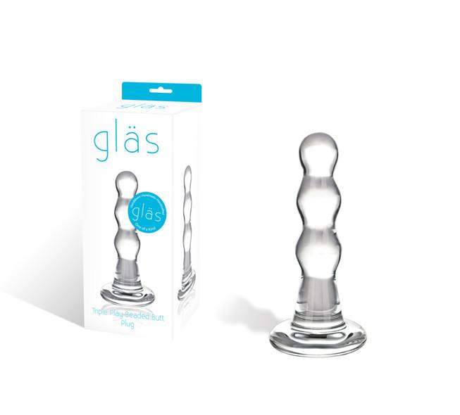 glass anal plug B.Toys Hüpfball transparent blau hop n'glow – 4kidspoint main image 1