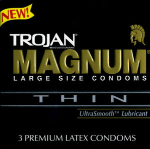 Trojan Magnum Thin Condoms & Safe Sex Trojan 